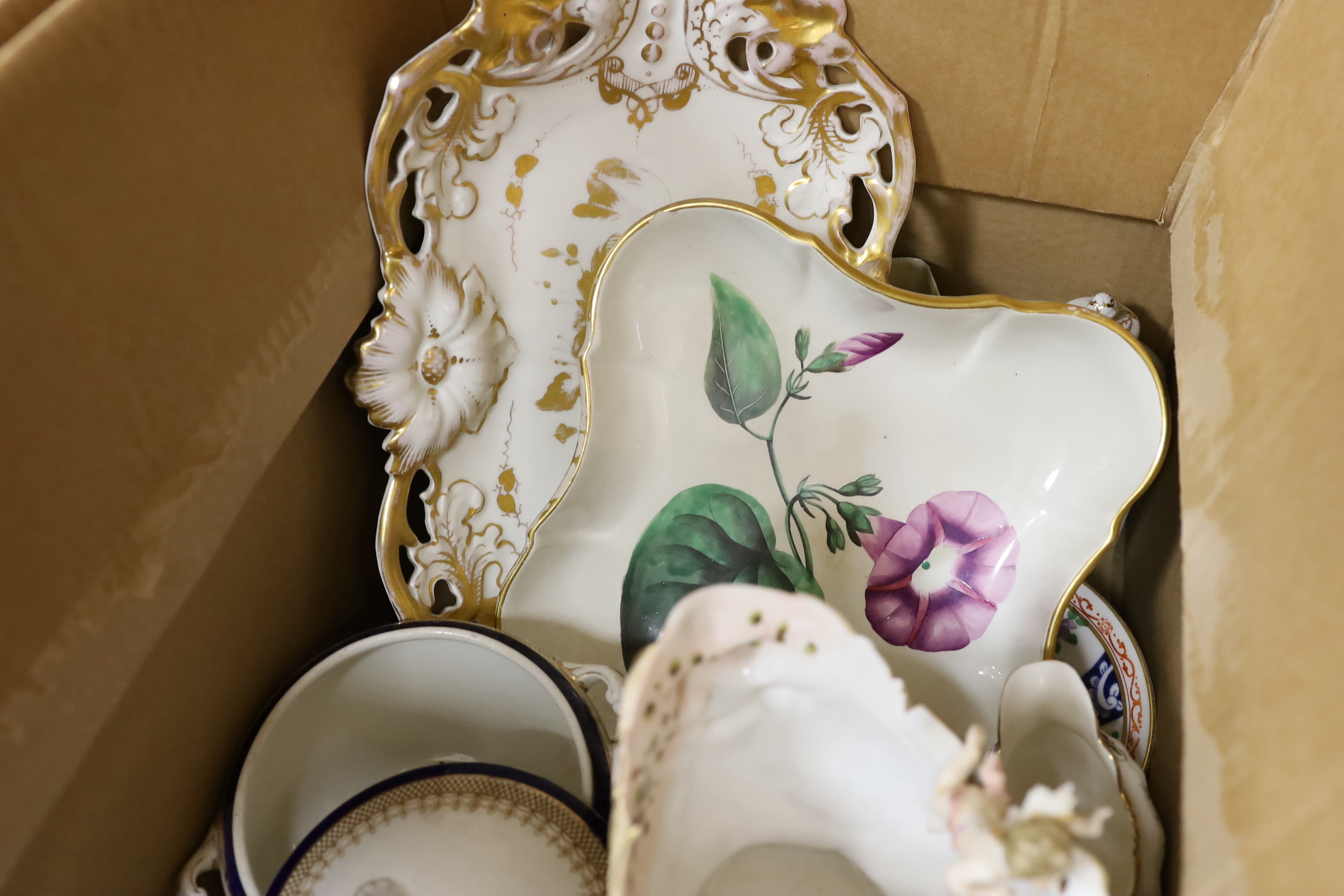 A large collection of 19th and 20th century continental decorative porcelain plates, vases, tea wares, etc.